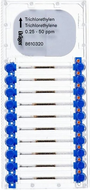 Dräger Microtubes für Trichlorethylen 0,25 50 Ppm transparent - Bild 1
