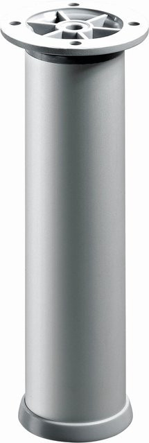 Hettich Aluminium-Möbelfuß höhenverstellbar in Silber, Durchmesser: 30 mm, Höhe: 200 - 230 mm - Bild 1