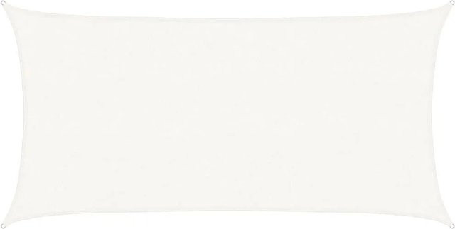 vidaXL Sonnensegel aus HDPE in Weiß, B/T: 2,5 x 5 m - Bild 1