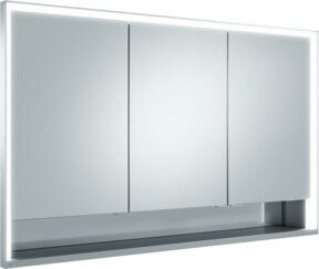 Keuco Spanplattenschraube für kurze Türen Royal Lumos, Farbe Silber und Weiß, B/H/T: 120 x 73 x 1,6 cm - Bild 1
