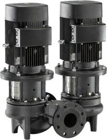Grundfos Trockenläuferpumpe TPD50-710/2-A-F-A-BQQE PN16 3x400V in Schwarz - Bild 1