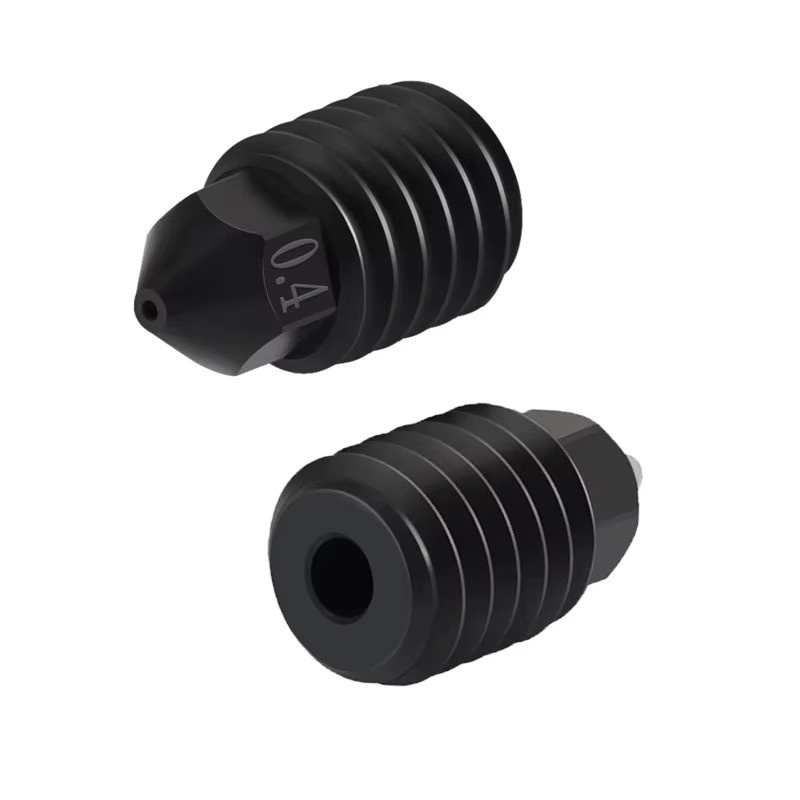 Bambu Lab Ersatzdüsen aus gehärtetem Stahl für P1P, P1S, X1 und X1C in den Größen 0,2 mm, 0,4 mm, 0,6 mm, 0,8 mm und 1,0 mm in Schwarz - Bild 2