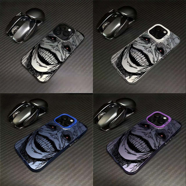 Bandai Anime Solo Leveling Handyhülle für iPhone 17 16 15 14 13 12 11 Pro Max Plus Air mit matter Rückseite und Sturzschutz - Bild 1