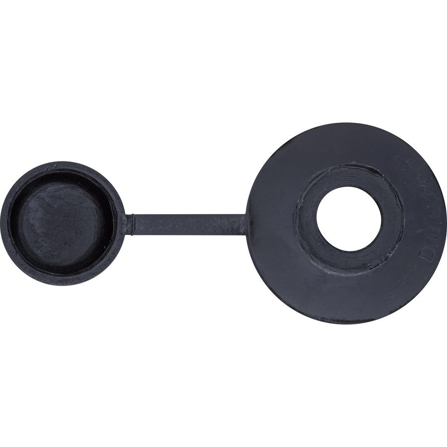 LUX-TOOLS Abdeckkappe für Eternitschraube M6 aus Kunststoff in Schwarz, 2 Stück - Bild 2