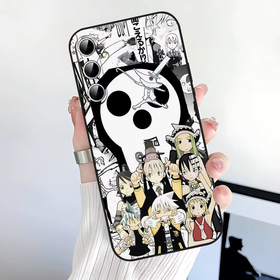 Anime Soul Eater Handyhülle Soft Cover für Samsung Galaxy S21 S22 S23 S24 S25 S26 Ultra FE Plus 5G A52S in Multicolour - Bild 2