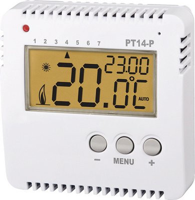 Vitalheizung Raumthermostat HVH für Infrarotheizung, weiß, B/H/T: 8 x 2,7 x 8 cm - Bild 1