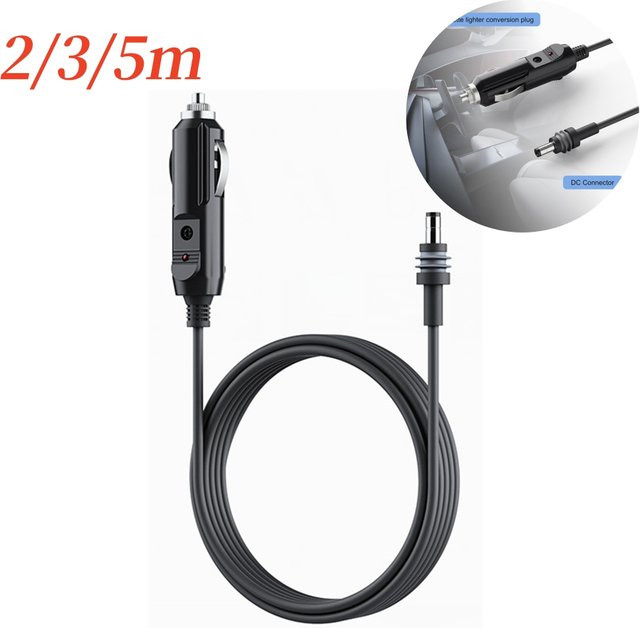 SZKOSTON Elektrisches Verlängerungskabel für Starlink Mini, 18 AWG DC-Fahrzeugschnittstelle, Schwarz - Bild 1