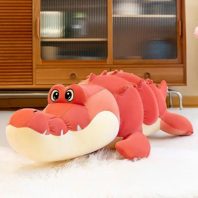 Yiran toy Krokodil Plüschtier, 90cm, Rot - Bild 1