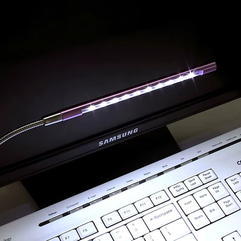 Flexible LED Leselampe YzzYzz für Notebook und PC, tragbare USB-Beleuchtung für Schreibtisch und Schlafzimmer in verschiedenen Farben - Bild 3