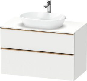 Duravit Waschtischunterschrank D-Neo in Weiß, Wandhängend, Breite: 100 cm, Tiefe: 55 cm, Höhe: 66,4 cm - Bild 1