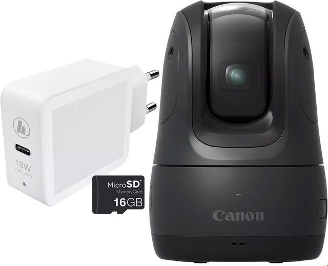 Canon PowerShot PX Essential Kit Kompaktkamera in Schwarz mit Wi-Fi und USB-C - Bild 1