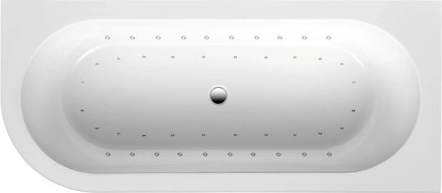 Ottofond Whirlpool Modena Corner mit Komfort-Light-Silentsystem, Farbe: Links, B/T: 178 x 78 cm - Bild 1