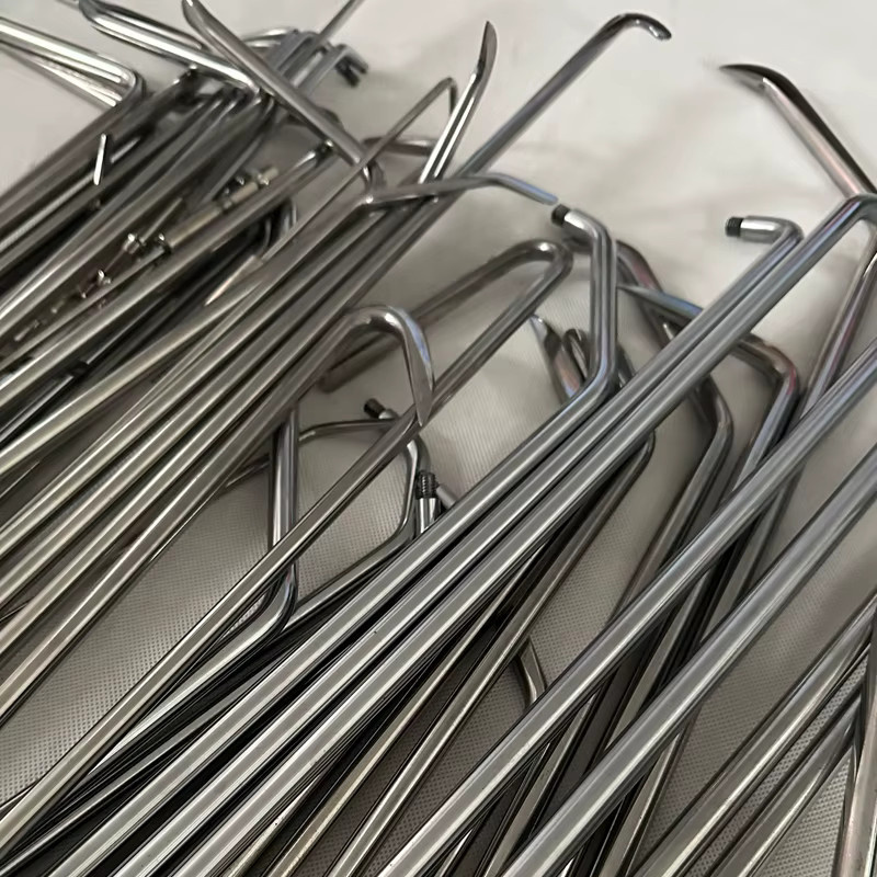 PDR King Set mit 50 Haken und Stangenwerkzeugen zur Dellenentfernung in Silber - Bild 2