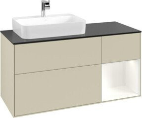 V&B Waschtischunterschrank Finion in Lackoptik, Breite: 120 cm, Tiefe: 50,1 cm, Höhe: 50,1 cm - Bild 1