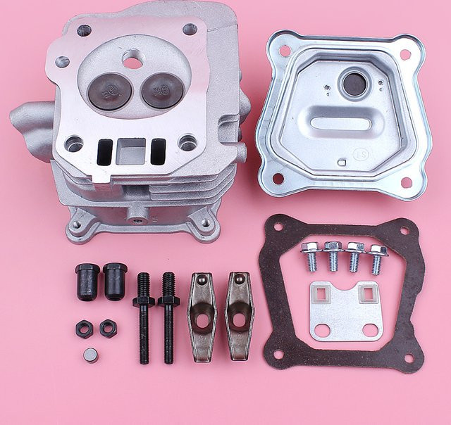Zylinder Ventil Kopf Abdeckung und Bolzen für Honda GX160 GX200 5,5 PS 6,5 PS Rasenmäher Motoren in Silber - Bild 1