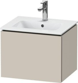 Duravit Waschtischunterschrank Compact L-Cube, wandhängend, Beige, Tau matt, B/T/H: 52 x 42,1 x 40 cm - Bild 1
