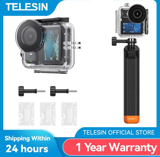 TELESIN Tauchwasserdichtes Unterwasser-Gehäuse für DJI OSMO Nano, transparentes Antibeschlag-Schutzgehäuse - Bild 1