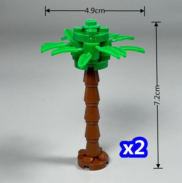 Yiran toy Kokospalme Palmfruchtbaum Konstruktionsbausteine 6–12 Jahre - Bild 1
