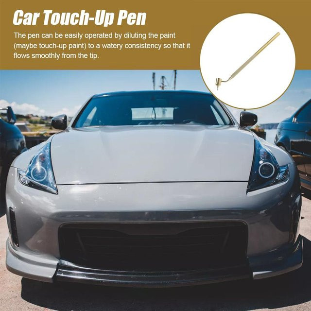 Präzisions-Stift mit Schrägspitze und Gold-Metallgehäuse für professionelle Reparaturen und Kunstarbeiten - Bild 1