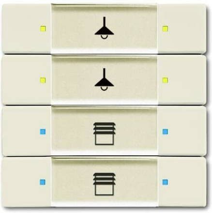 Busch-Jaeger Eingangsmodul 6127/02-82 in Creme-Weiß/Perlweiß - Bild 1