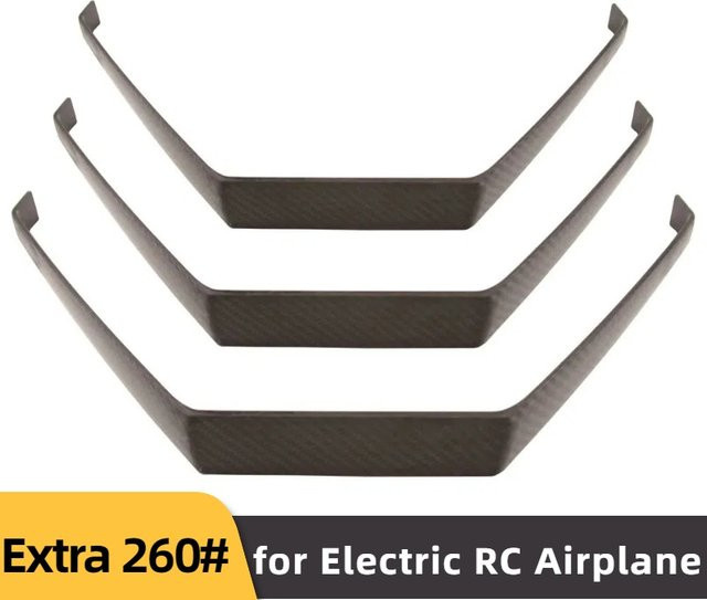FlightRC Hobby Kohlefaser-Fahrwerk, 1-teiliges Set, für elektrisches RC-Flugzeugmodell - Bild 1