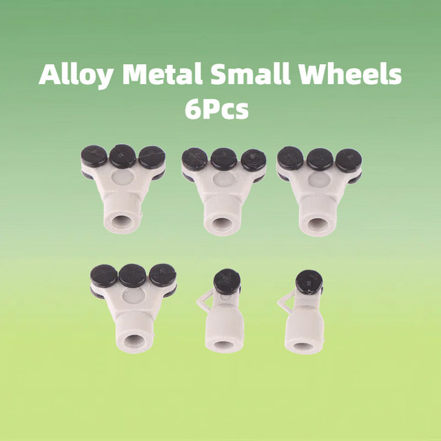 DIAPER&CORED Kleine Räder, Metall, Zubehör, Schwarz - Bild 1