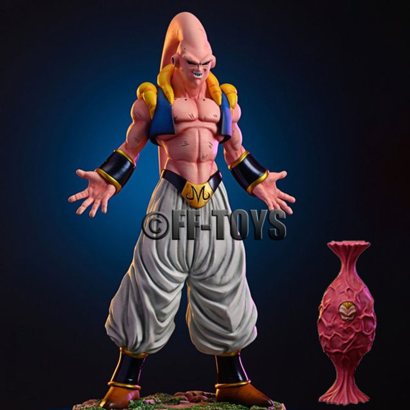 Bandai Dragon Ball Z Actionfigur Buutenks Majin Buu Gotenks PVC Statue Modell in Mehrfarbig, Höhe: 27 cm - Bild 1