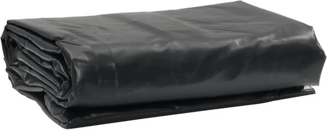 vidaXL Abdeckplane Schwarz aus PVC mit 650 g/m², Breite: 250 cm, Tiefe: 150 cm - Bild 1