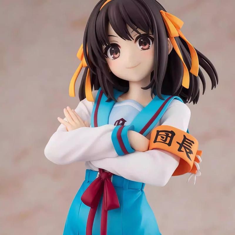 Haruhi Suzumiya Anime Figur in Schuluniform als Sammlerstück aus PVC, Multicolor - Bild 2