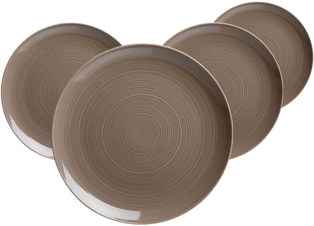 Ritzenhoff & Breker Speiseteller Suomi in Braun, 4er Set, Durchmesser: 26 cm - Bild 1