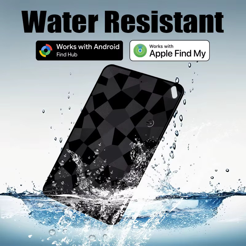 Peocke Bluetooth Wallet Tracker Karte für Android in Schwarz, ultradünner wasserfester Key Tracker mit kabellosem Laden und Find My Funktion - Bild 5