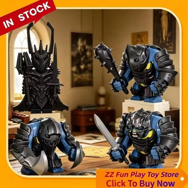 Bandai Der Herr der Ringe Ork-Serie, Bausteine Figur, Fantasy - Bild 1