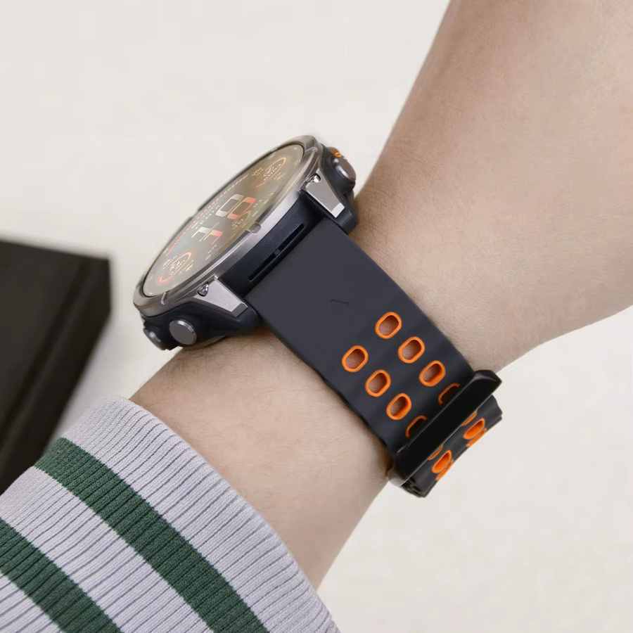 Garmin Uhrenarmband, Silikon, Schwarz, Unisex - Bild 2
