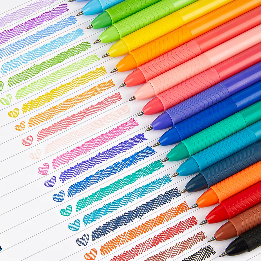 40 Farben Gelstifte mit feiner 0,5 mm Spitze, schnell trocknende Tintenstifte in Mehrfarben für Journaling und Zeichnen - Bild 4