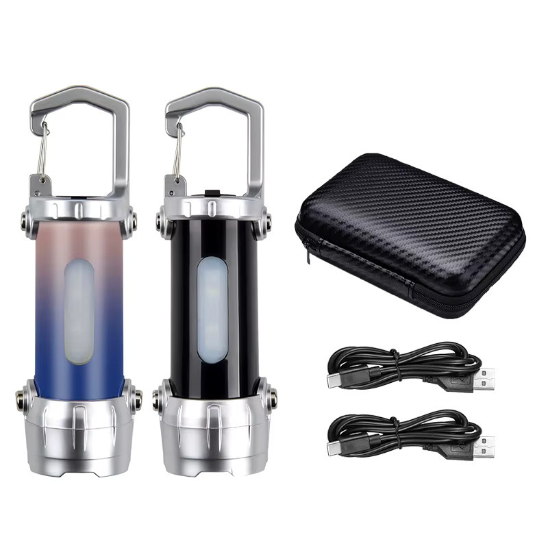 NEWBIRTH Mini LED COB Schlüsselanhänger Taschenlampe mit wiederaufladbarem Akku und RGB-Licht für Outdoor und Arbeit - Bild 7