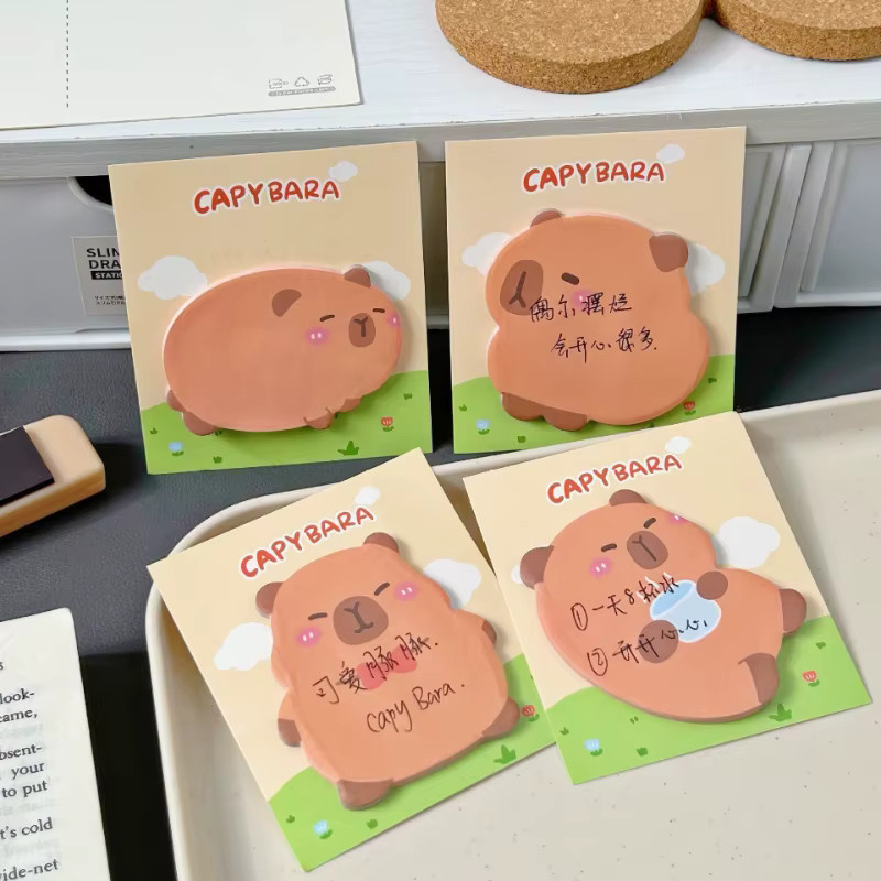 Multifunktionaler Notizblock mit niedlichen Cartoon-Haftnotizen in Mehrfarbig für Schule und Büro - Bild 2