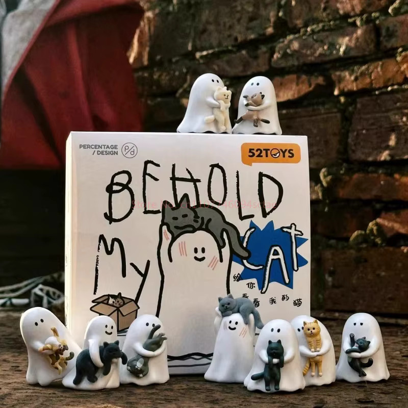 52TOYS Ghody Behold My Cat Serie Blind Box Kawaii Nachtleuchtende Sammelfigur Multicolor - Bild 4
