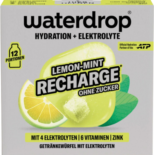 Waterdrop Microdrink Hydration + Elektrolyte Recharge Lemon-Mint, Getränkepulver, 25g - Bild 1