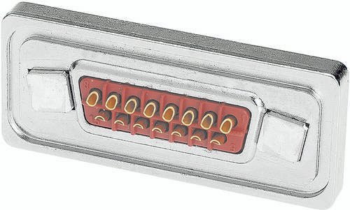 HARTING Steckverbinder 09 67 625 8715 09676258715 mit 25 Polen und Lötkelch in Silber - Bild 1