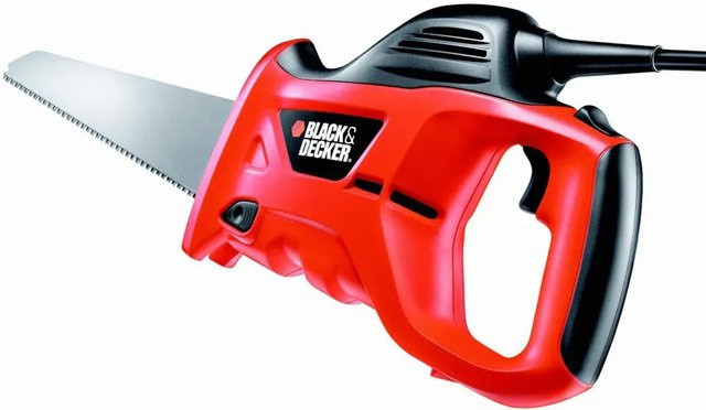 Black+Decker Elektro-Handsäge KS880EC in Schwarz-Rot mit 400 W Leistung - Bild 1