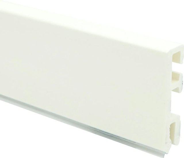 Döllken Profiles Hartschaumleiste Cubica 60 sk in Weiß, Material PVC, Breite: 60 mm, Höhe: 14 mm, Länge: 2500 mm - Bild 1