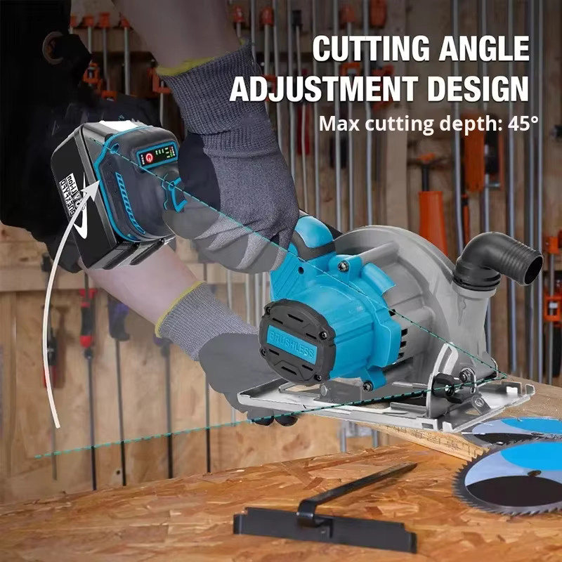 Makita Akku-Handkreissäge Bürstenlos 150 mm Blau für 18V LXT Akkus - Bild 4
