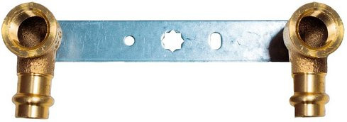 Cornat Press-Montageeinheit aus Messing in Gold, Innengewinde: 1/2" - Bild 1