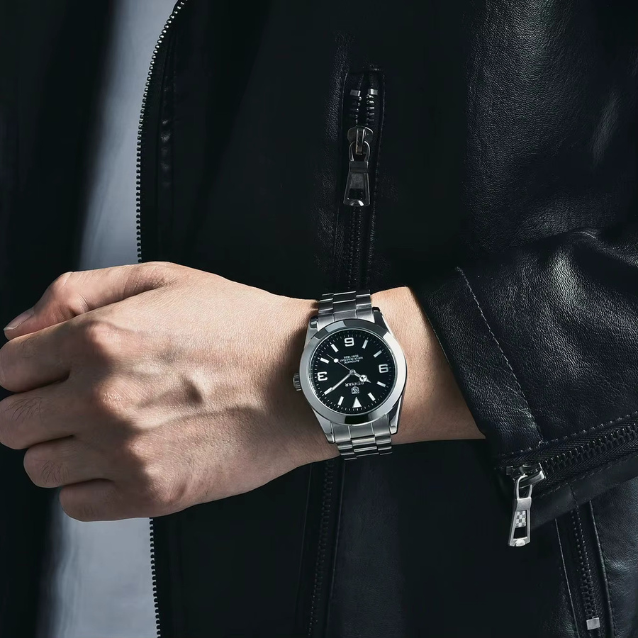 BENYAR Armbanduhr Automatik, Edelstahl, Blau, Herren - Bild 5