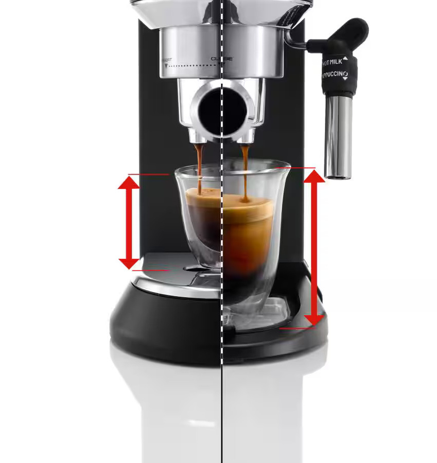 De'Longhi Dedica Style EC685.BK Espressomaschine mit Siebträger in Schwarz - Bild 6