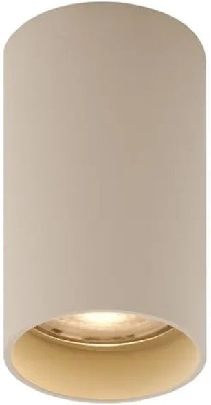 QAZQA Moderner Einbaustrahler Beige GU10 Rund Tuba mit Reflektor - Bild 1