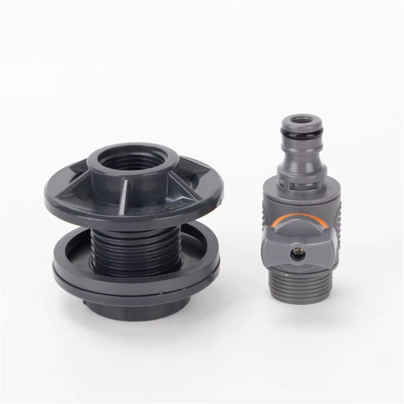 FLOWERS SPRAL IBC-Tankhahn-Adapter mit 3/4 Zoll Grobgewinde und 16mm Schlauchanschluss in Schwarz - Bild 3