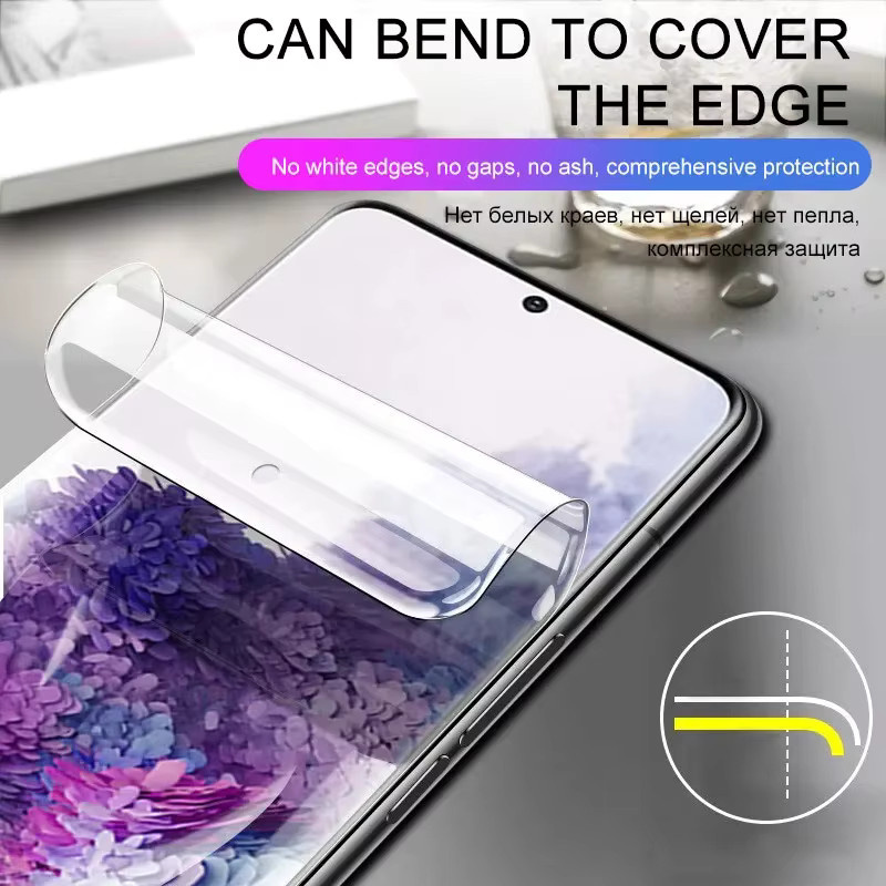 4er-Pack Hydrogel Displayfolie für Samsung Galaxy S23 S24 S25 Ultra Plus FE A14 A23 A34 A54 S10 S20 S21 Transparent Vollabdeckung - Bild 2
