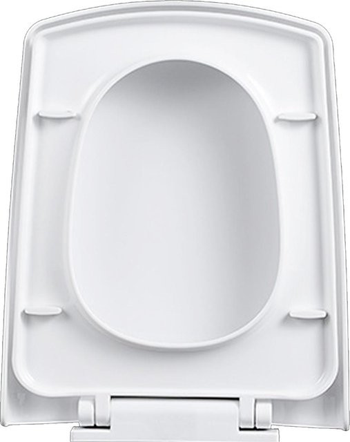 Aimo Toilettendeckel mit Soft-Close-Funktion in Weiß, Oval, Breite: 36,0 cm, Tiefe: 45,0 cm - Bild 1