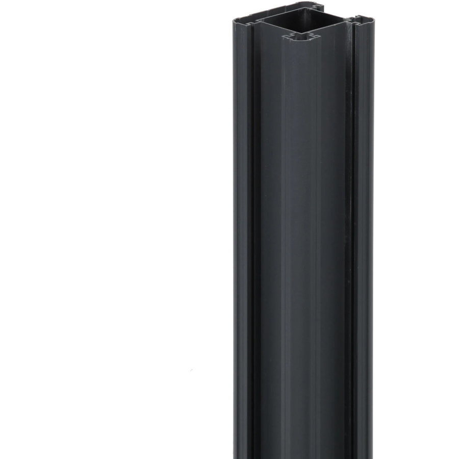 FLORAWORLD Bohlenzaun-Pfosten aus Aluminium zum Aufdübeln, grau, B/T/H: 9,7 x 9,7 x 94 cm - Bild 2